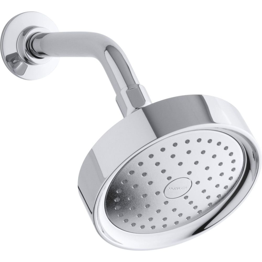 KOHLER 965AKSN Purist SingleFunction Showerhead, WallMount High