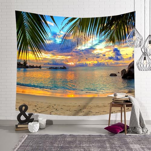 Tapestries moderne paysage coucher de soleil impression grand format - 4