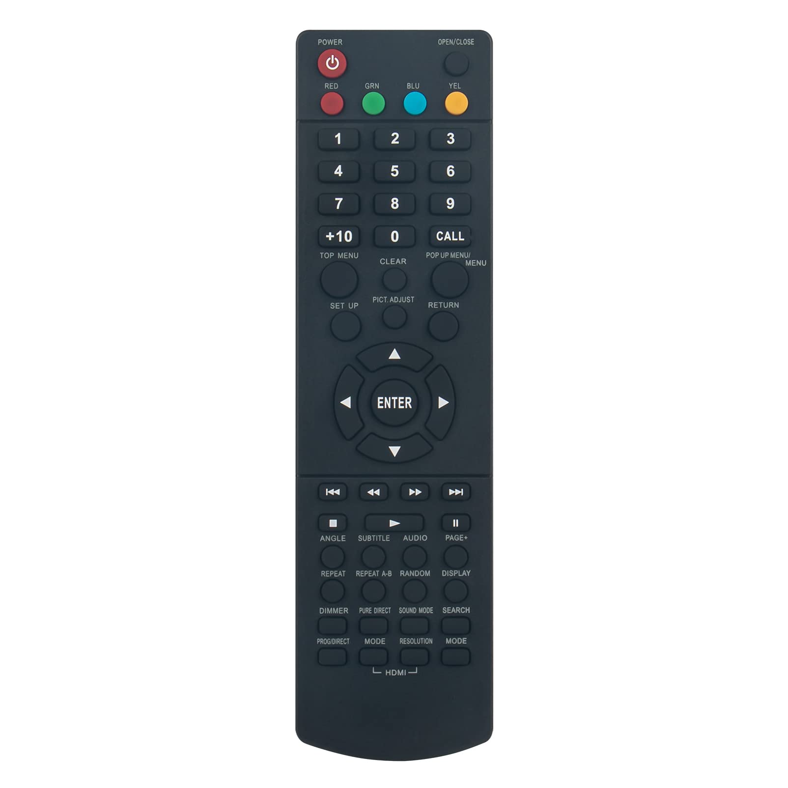 RC001UD RC003UD Replacement Remote Compatible with Marantz Audio CD/Blu-Ray Disc Player UD9004