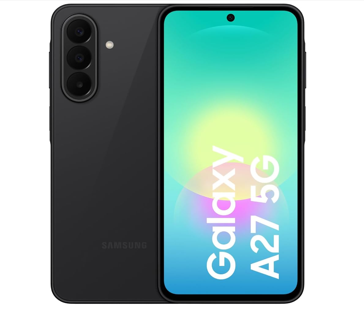 Samsung Galaxy A27 5G, 256GB, RAM 8GB, Black - Garanzia 2 Anni | 2 anni di Garanzia, Smartphone sottile, Cerchia e Cerca, Gomma Oggetto, Trascrizione Vocale, Tripla Camera, IP64, 5.000 mAh