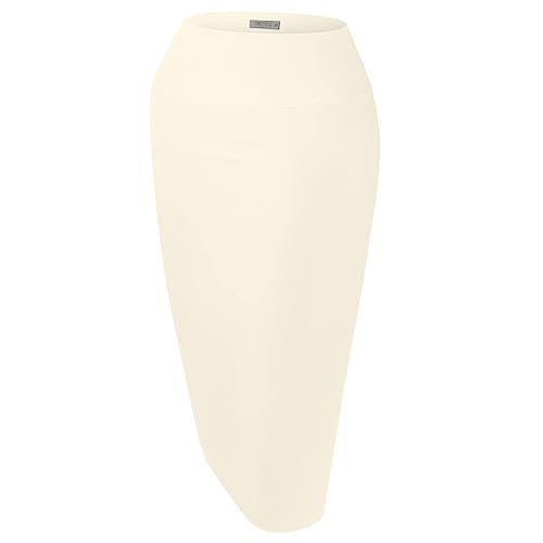 Reg and Plus Size Pencil Skirts for Women Below The