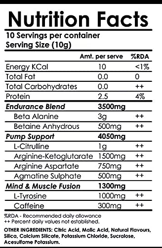 Image of Muscle Asylum F9 PRO Pre-Workout - 10 Servings, 100 gm (Fruit Punch) | Boosts Energy & Endurance | Improves Focus