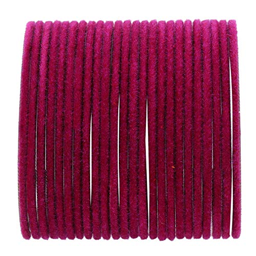 Pulseras Bollywood de metal Efulgenz set de brazaletes para bodas y fiestas tradicionales
