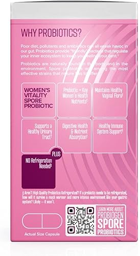Miniatura 4 de Probiótico de vitalidad diaria para mujer, suplemento de vitalidad, suplemento para mujeres, 60 cápsulas