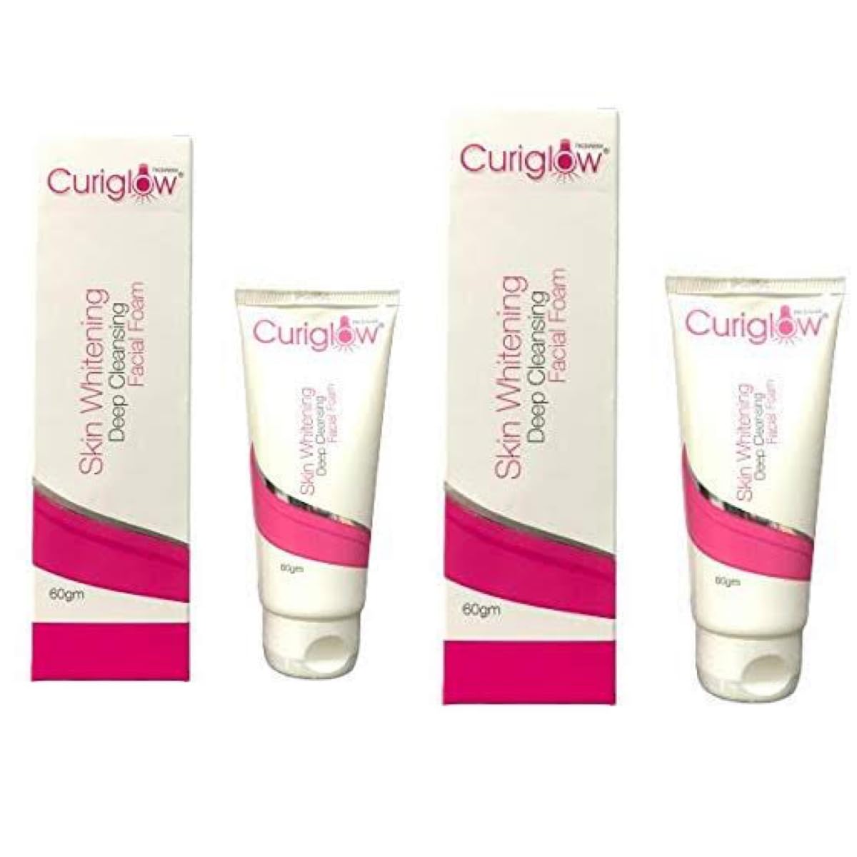 Curiglow Face Wash 60gm Pack of - 2