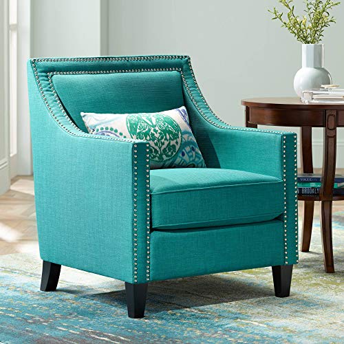 Studio 55D Flynn Teal Upholstered Armchair #TOP27