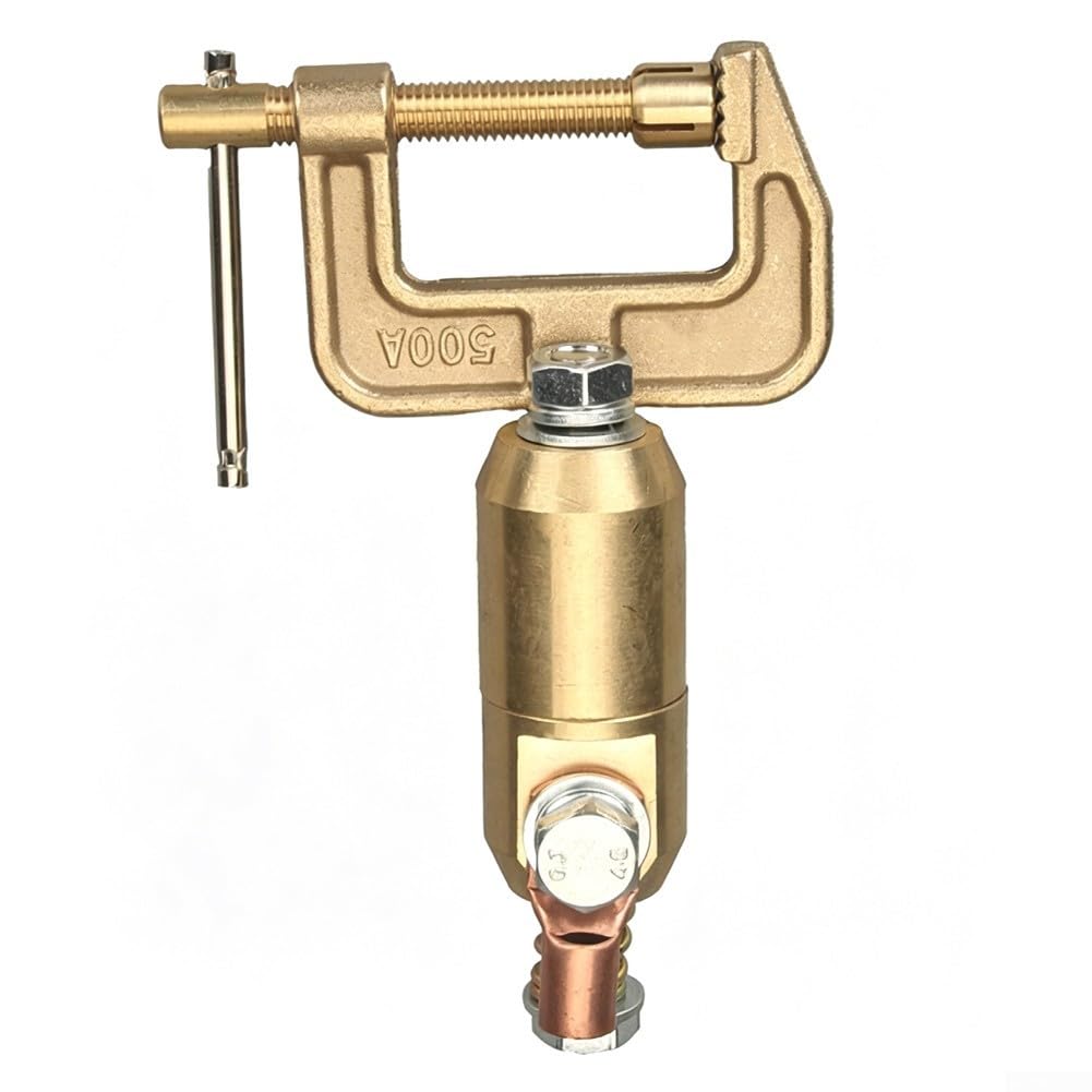 Adaptador de abrazadera de tierra giratoria 1000A con abrazadera en C de tierra de 500 A para soldadores de plasma MIG TIG y maquinaria de corte industrial