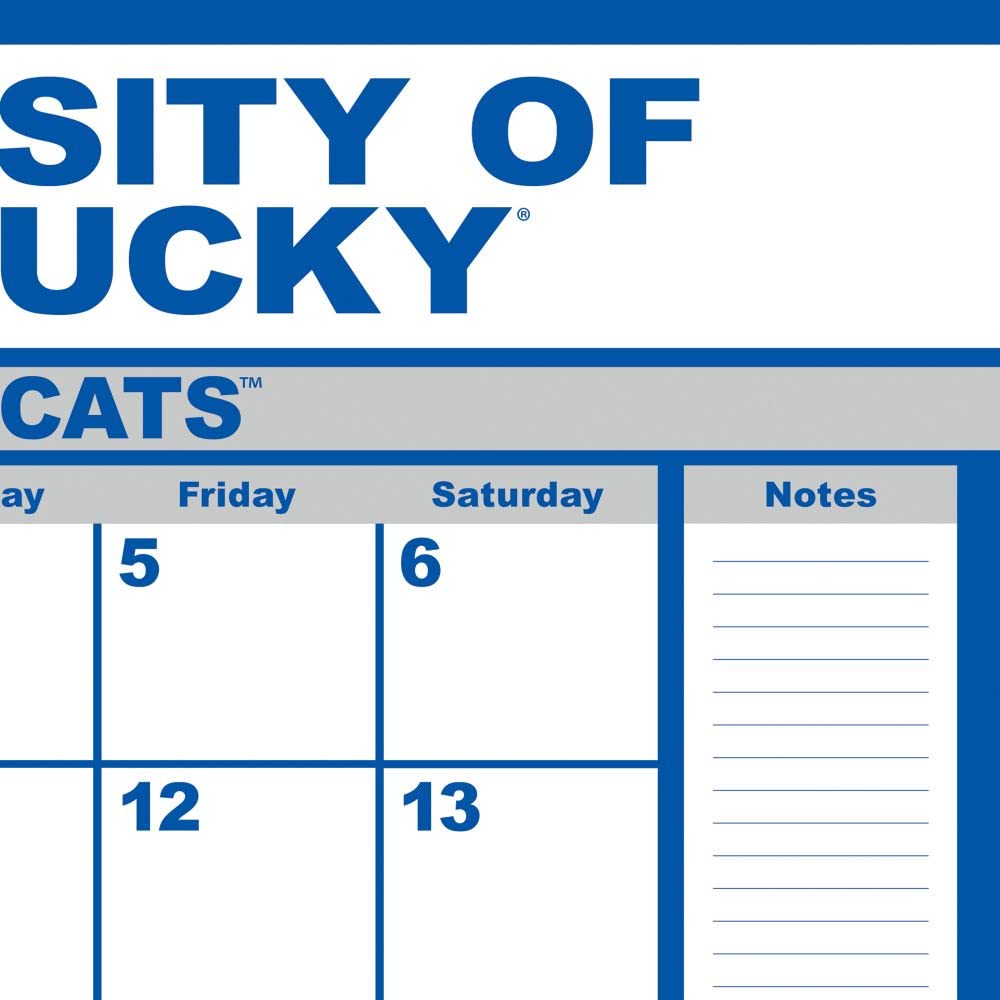 Amazon.com : Turner Sports Kentucky Wildcats 2024 22X17 Desk Calendar  (24998061481) : Office Products