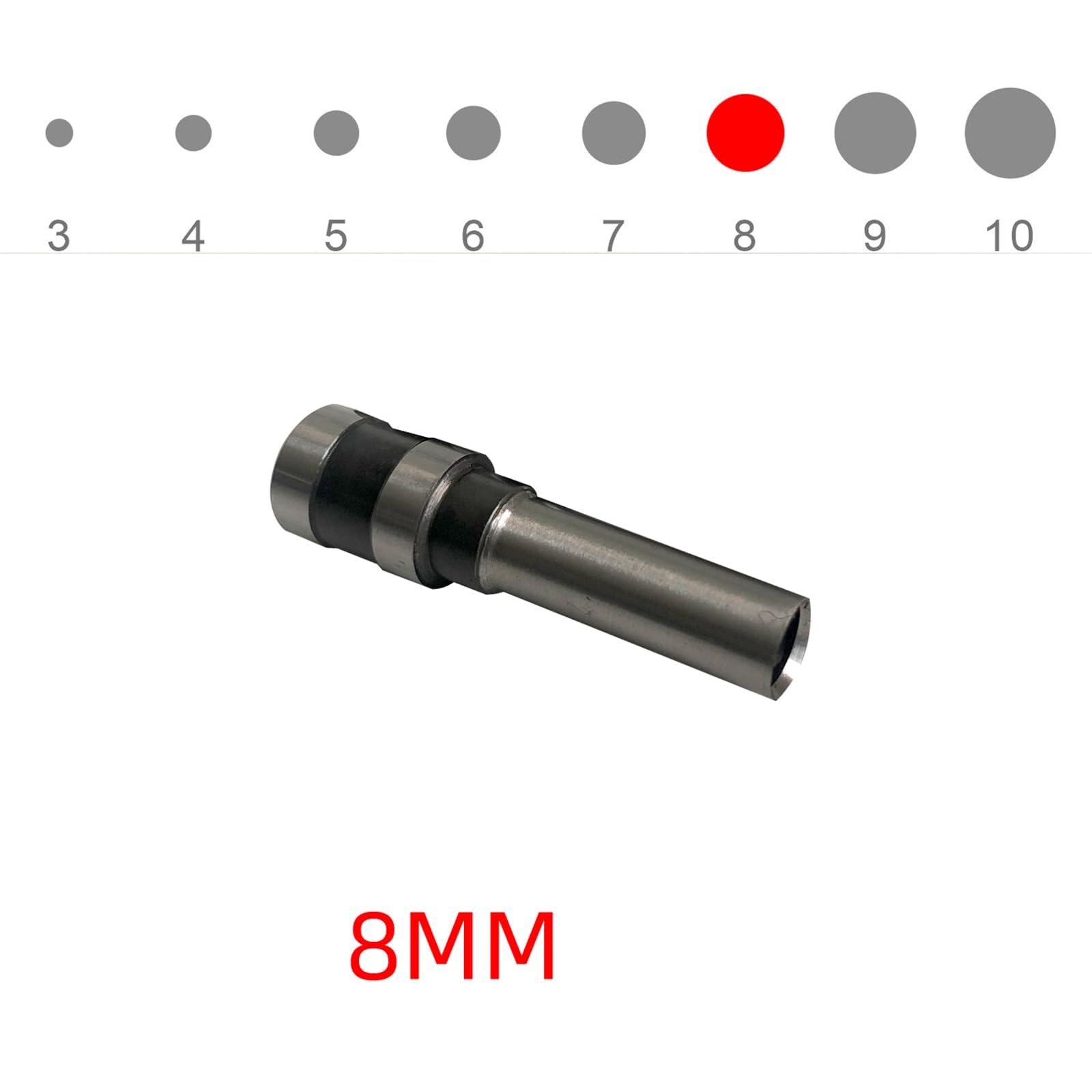 Dziurkacz do papieru do użytku domowego, prasowy ręczny dziurkacz o grubości 10 mm, narzędzie do dziurkowania, opcje głowic 3-10 mm, obracający się dystans, do kart identyfikacyjnych, tektury, pr 3MM