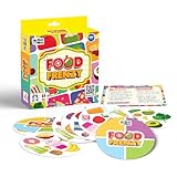 GiniMini Food Frenzy โ Educational Card Game for Kids Ages 3+ | 57 Food-Themed Cards & Manual | Improves Vocabulary, Observation & Thinking (Pack of 1)