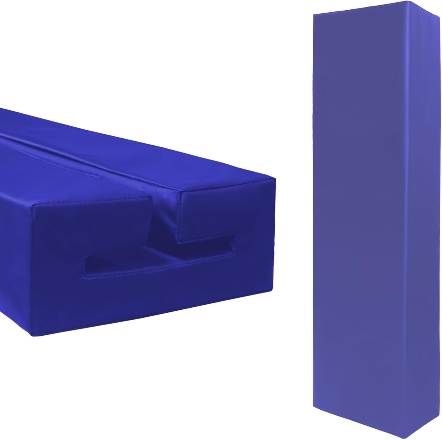 Katop Premium I-Beam Flange Pad - Black & Blue - Fits 5" 6" 8" 10" 12" Size I-Beams - Waterproof Surface - All Weather Use - Indoor & Outdoor - 2" Thick Superior Filling Material