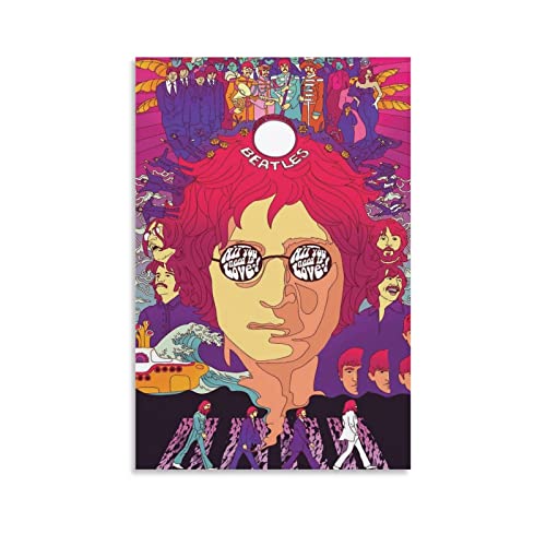 Peinture John Lennon Art (2) Poster Peinture John Lennon Art (2) Impression sur toile Poster moderne Bureau Famille Chambre à coucher Poster Décoration murale Cadeau 20 x 30 cm - Les Beatles, Paul McCartney, John Lennon, RIngo Starr, George Harrison Peinture John Lennon Art (2) Poster Peinture John Lennon Art (2) Impression sur toile Poster moderne Bureau Famille Chambre à coucher Poster Décoration murale Cadeau 20 x 30 cm