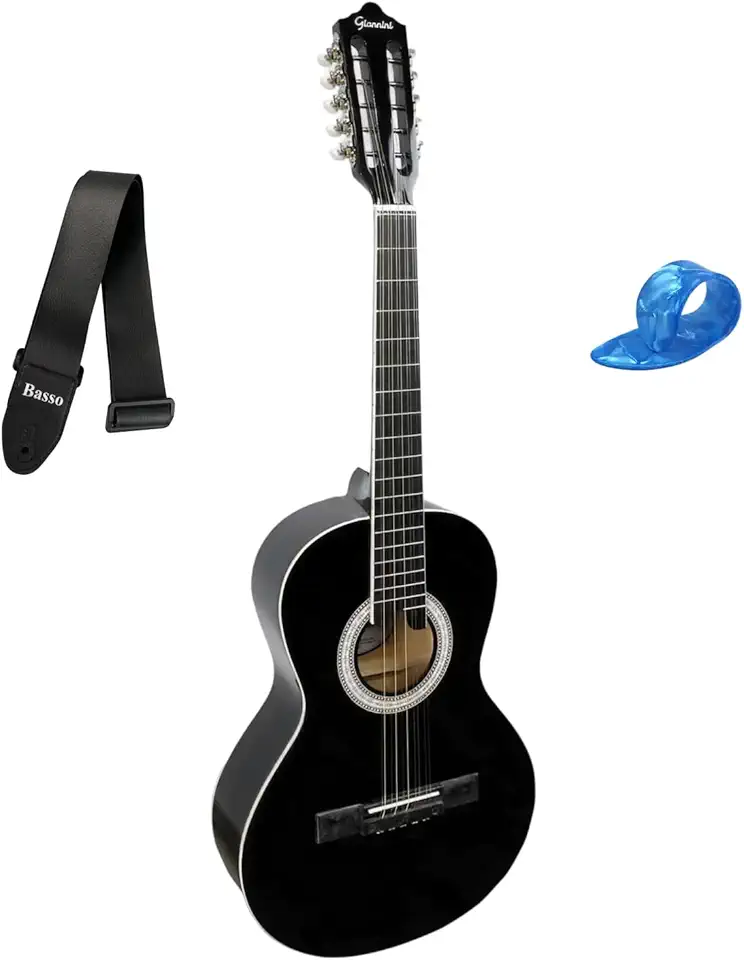 Viola Caipira Acústica Giannini Vs14 Preta Bk