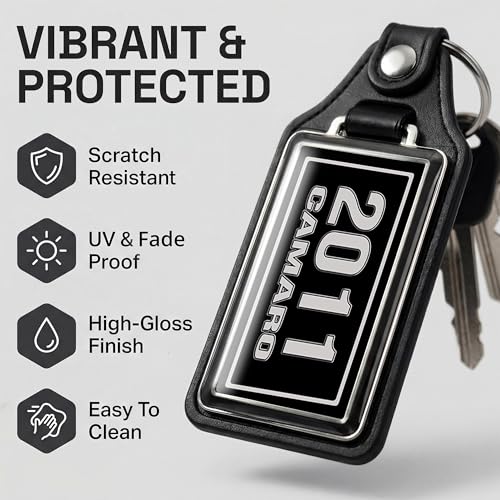 Image of Brotherhood Car Key Chain for Camaro - Classic Models Keychain for Men and Women Gift Key Ring - -
