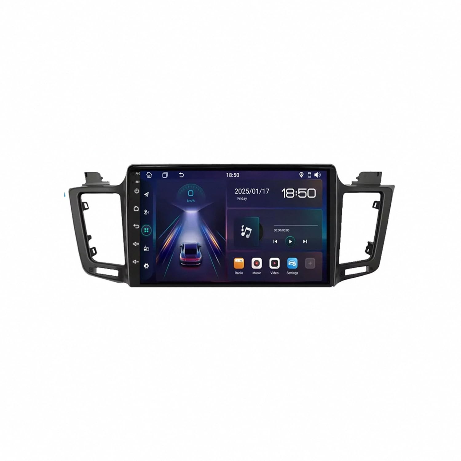 Car Stereo Carplay Radio de Coche para Toyota RAV4 RAV 4 2012-2018 Soporta Bluetooth, Control Volante, USB, WiFi, 4G, Mirror-Link, GPS Navegador/Radio FM, 8 Nuclear 4G+64G
