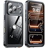 【Compact et Léger】Pèse seulement 1,1oz. Léger mais protecteur. Le matériau TPU avec une lunette durable rend votre iPhone léger et solide ; l'étui mince n'ajoute pas à la taille de l' iPhone 17 Pro. La plupart des étuis étanches et antichocs sont fabriqués dans un matériau ordinaire et pèsent environ 2,3oz ! Disons adieu aux étuis encombrants et ordinaires qui n'offrent aucune protection !