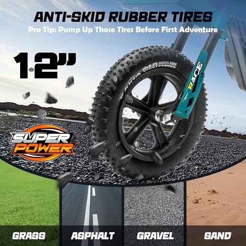 Image of 24V Kids Electric Dirt Bike - 250W Electric Motorcycle, 11 Mph Max Speed Electric Motorcycle Mini Bike with Music, 10 Miles Range, Twist Grip Throttle, Metal Suspension, Rubber Tires (Dark Green)