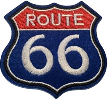 66 ROUTE Ferro Da Ricamo Su Toppe Da Cucire Distintivo - Foto 13