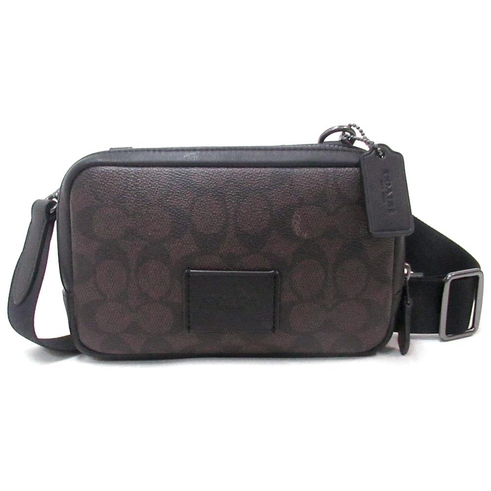 美品❣️COACH コーチショルダーバッグクロスボディメンズブランドシグネチャー柄 Amazon | [コーチ] バッグ メンズ アウトレット シグネチャー