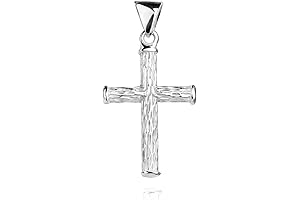 Intricate Cross Pendant Embellished with Natural Wood Texture
