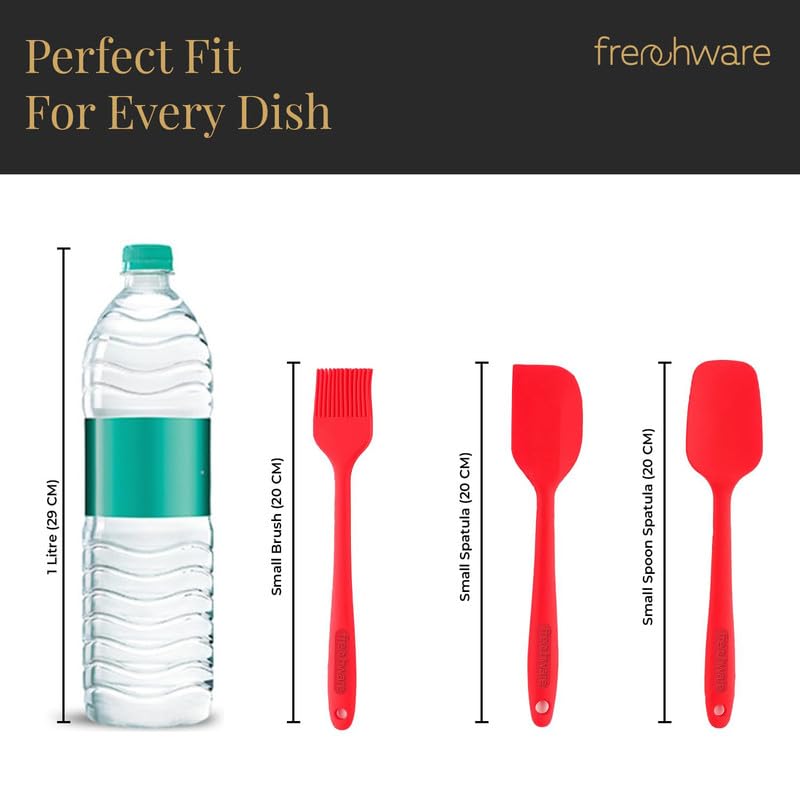 Frenchware Set of 6 Non-Stick Silicone Spatula for Cooking, Baking & Mixing 1