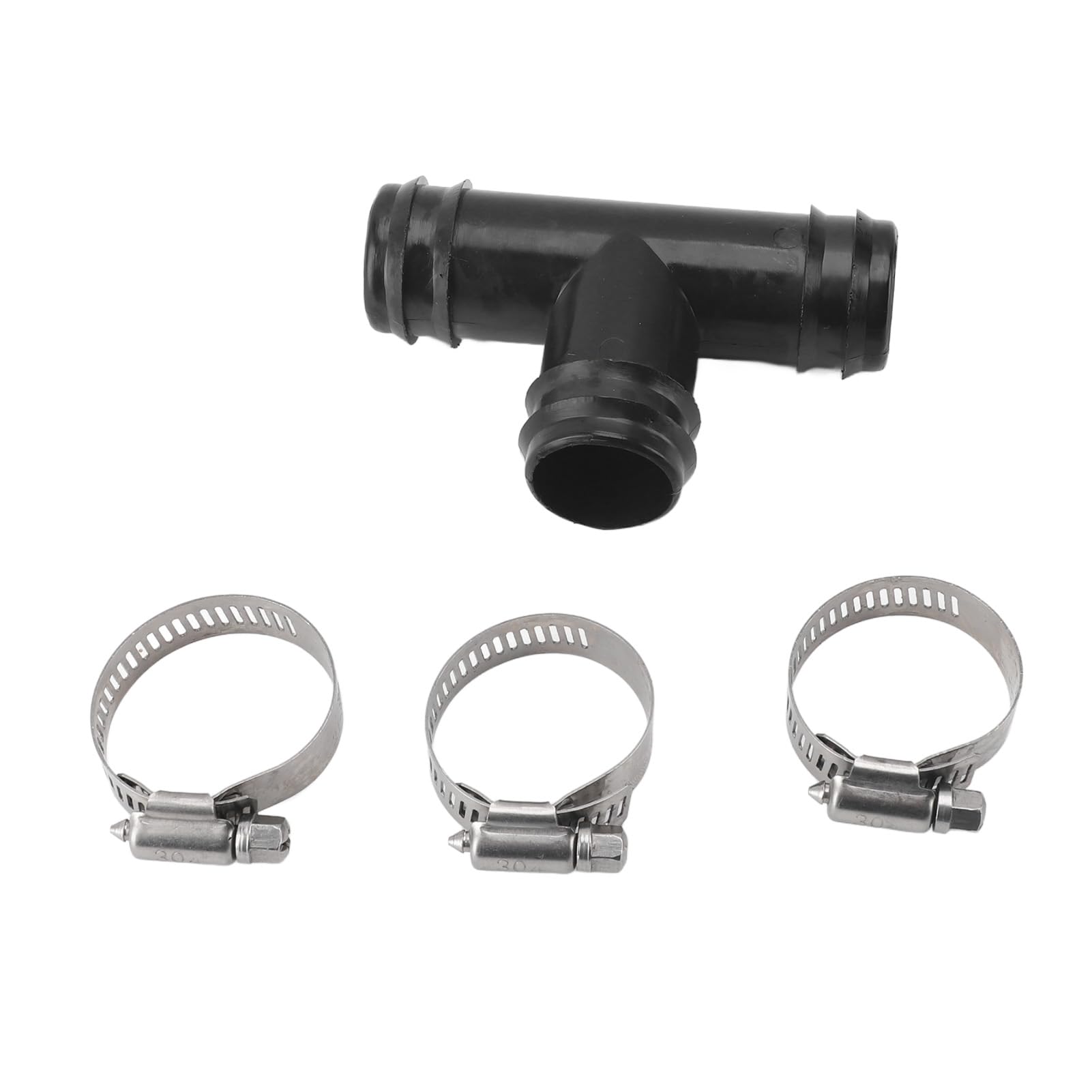 Cryfokt Adaptador de Manguera de 3 Vías, PVC Multifuncional ABS para Desvío de Agua, Rosca Hembra de 1,25 Pulgadas y 1,5 Pulgadas