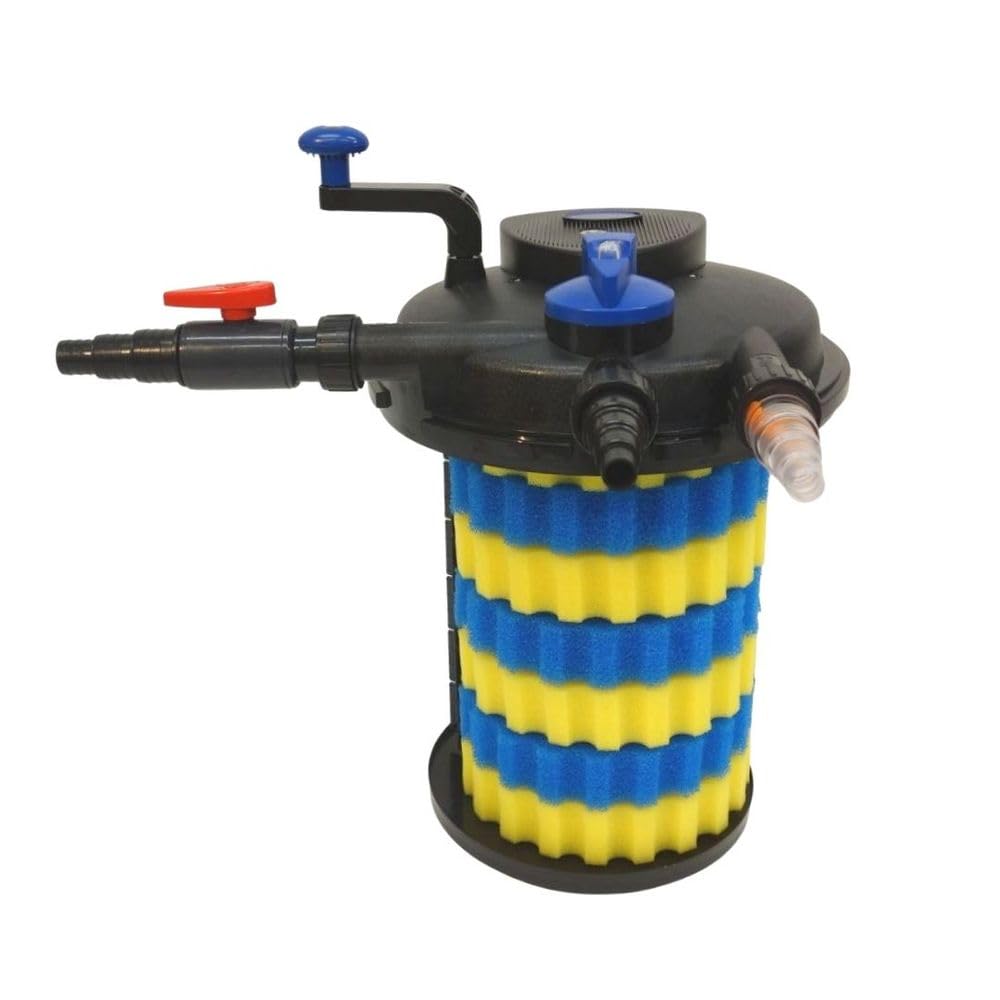 AquaOne CPF 15000 Bio Druckteichfilter 30000l Teichfilter Bachlauf inkl.18 Watt UVC Klärer Druckfilter Bachlauf UVC Lampe Klar