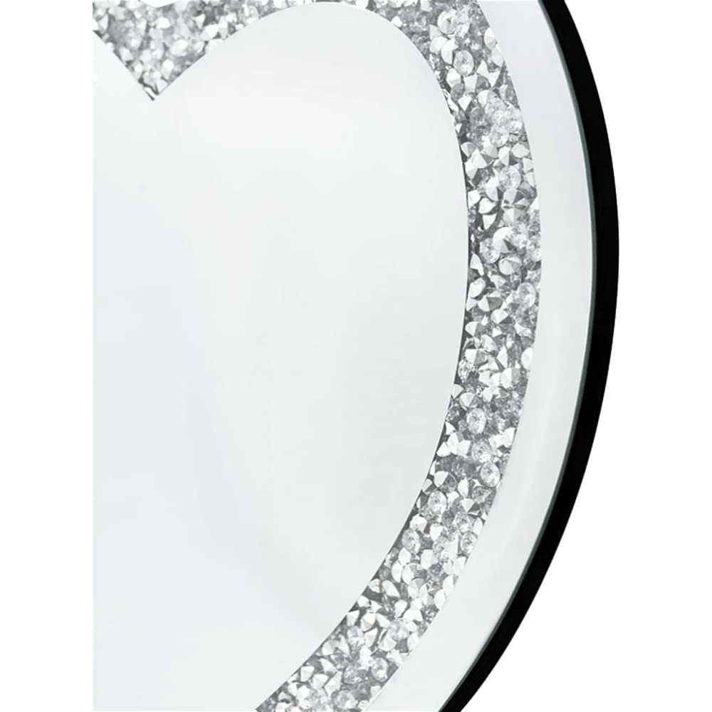 Crystal Wall Mirror Crush Diamond Hanging Mirrors for Wall Stylish Mirror for Vanity Home Bedroom Living Room Bathroom