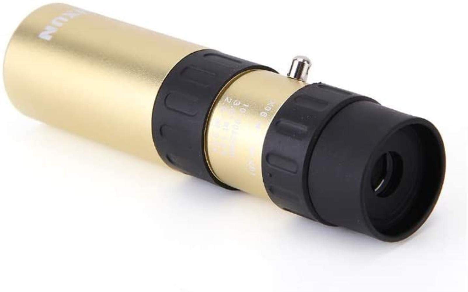 Portable Monocular Spotting Scope Telescope,10X25 Binoculars Wide Angle with Light Night Low Vision, Portable Large Eyepiece Waterproof Adult Binocular for Easy Focus Telescope