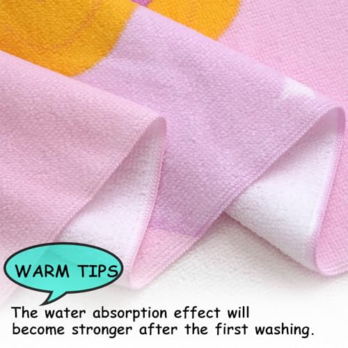 Image of NovForth Kids Beach Towel for Boys Girls, Hooded Bath Towel Wrap, Toddler Pool Towel with Hood