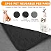 2 Stück waschbare Hunde Pee Pads wasserdichte Wiederverwendbare Pet Training Pads großer Absorption, schnell trocknende Wiederverwendbare Welpen Pads für Boden, Sofa, Töpfchen, Käfig (45*60cm)