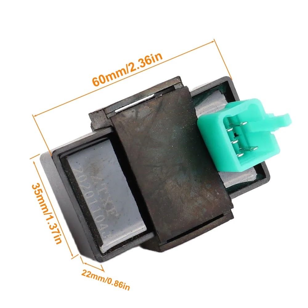 Relé Bobina de encendido para motocicleta, caja CDI 5 pines, solenoide, relé 4, regulador voltaje, kit chispa para 50 cc 70 90 110 125