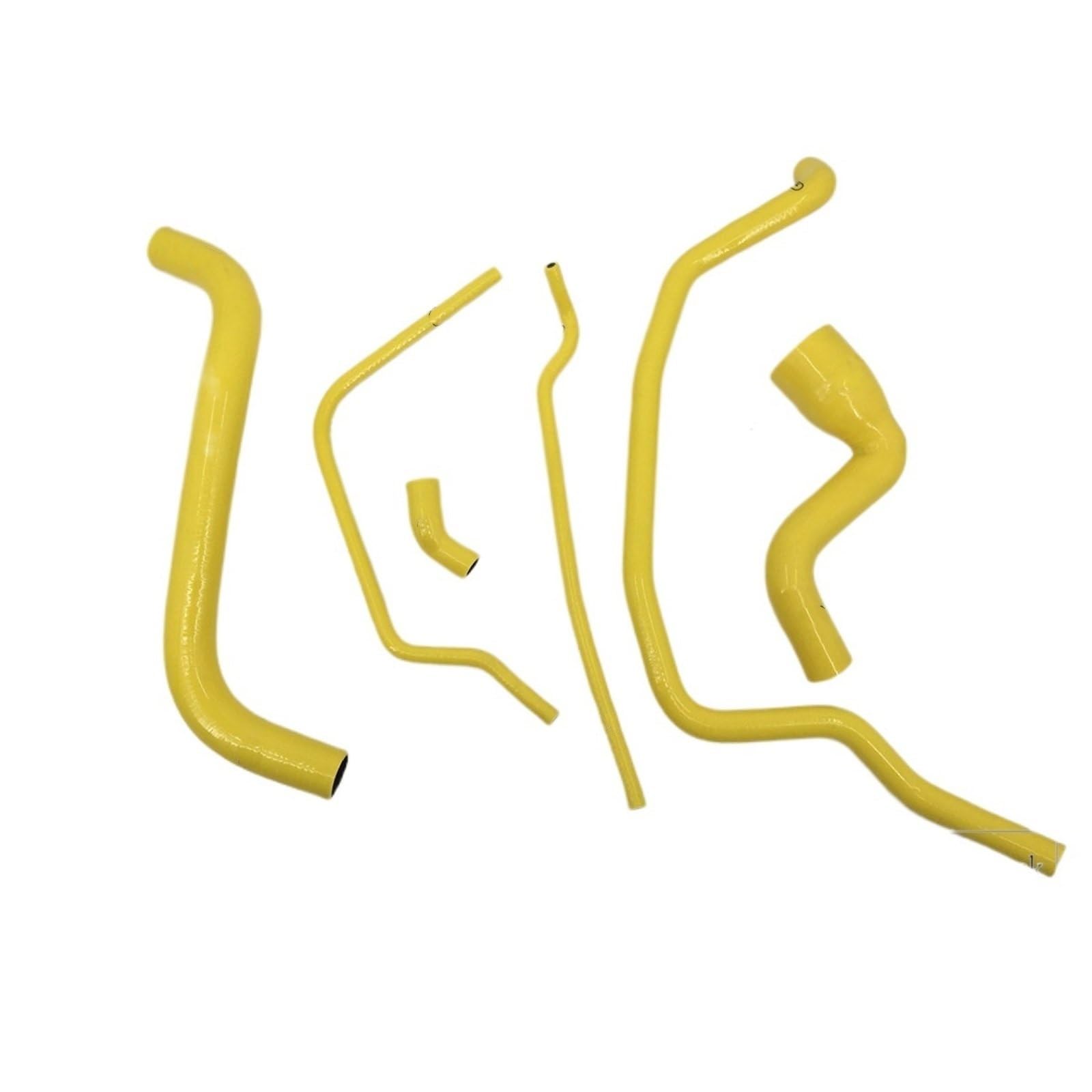 Straight Reducer Hose Coupler Fit for 1986 1987 1988 Porsche 944 2.5L Non Turbo Silicone Radiator Coolant Hose Kit(Yellow)