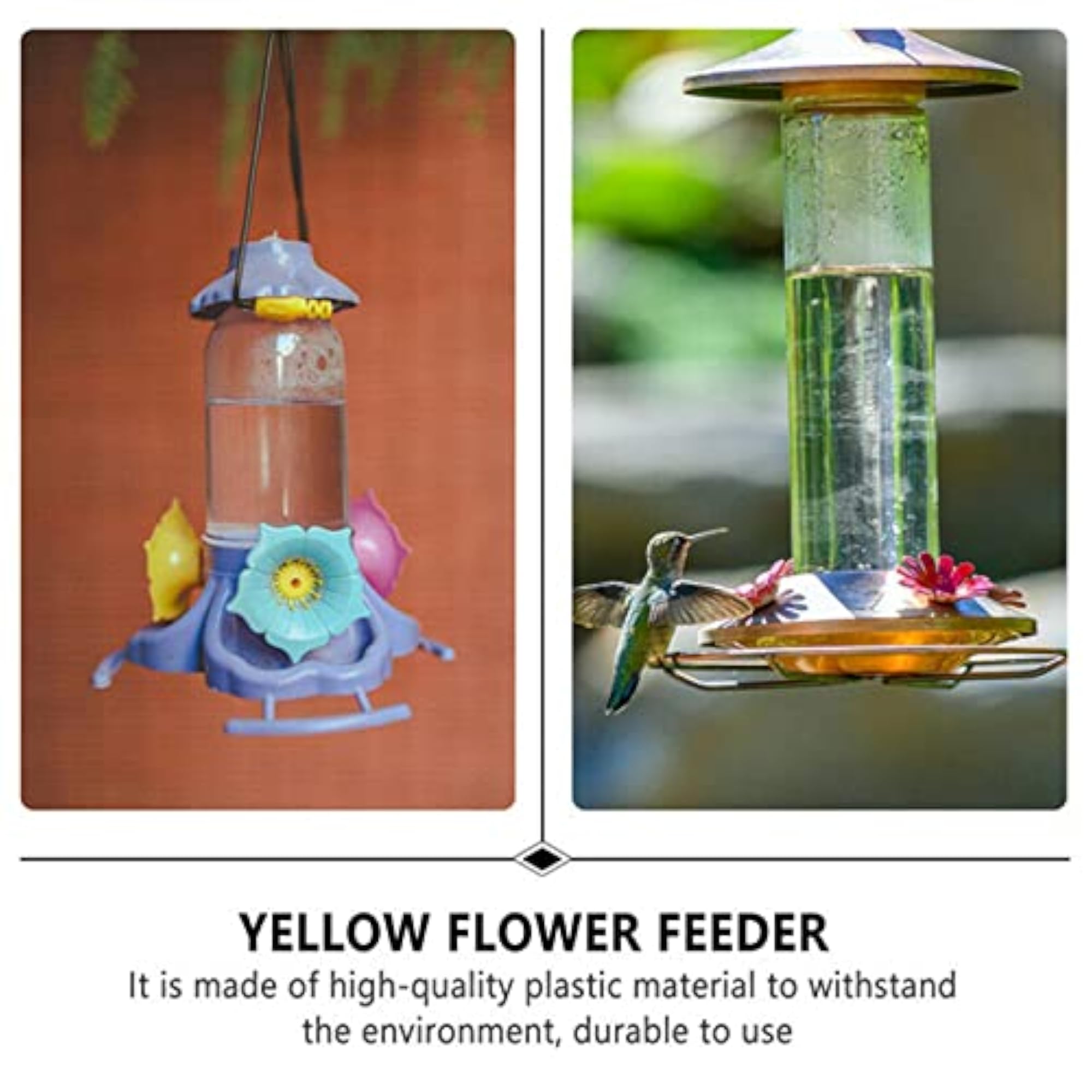 5x Hanging Hummingbird Feeders Replacement Flowers