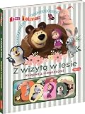 Masza i Niedźwiedź. Z wizytą w lesie. Książka z magnesami