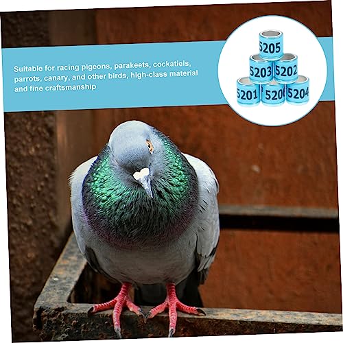 VANZACK Anel Para Pés De Pombos 500 Peças Suprimentos Para Pássaros Faixa Para Pés De Aves Faixas Pa