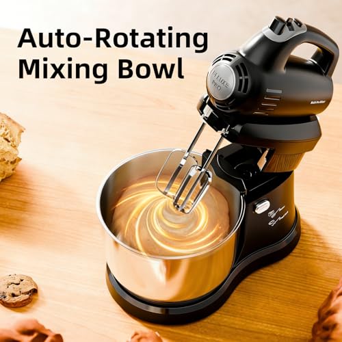 Vikaluz Stand Mixer HH-9512A 3.2Qt Stainless Bowl Tilt-Head