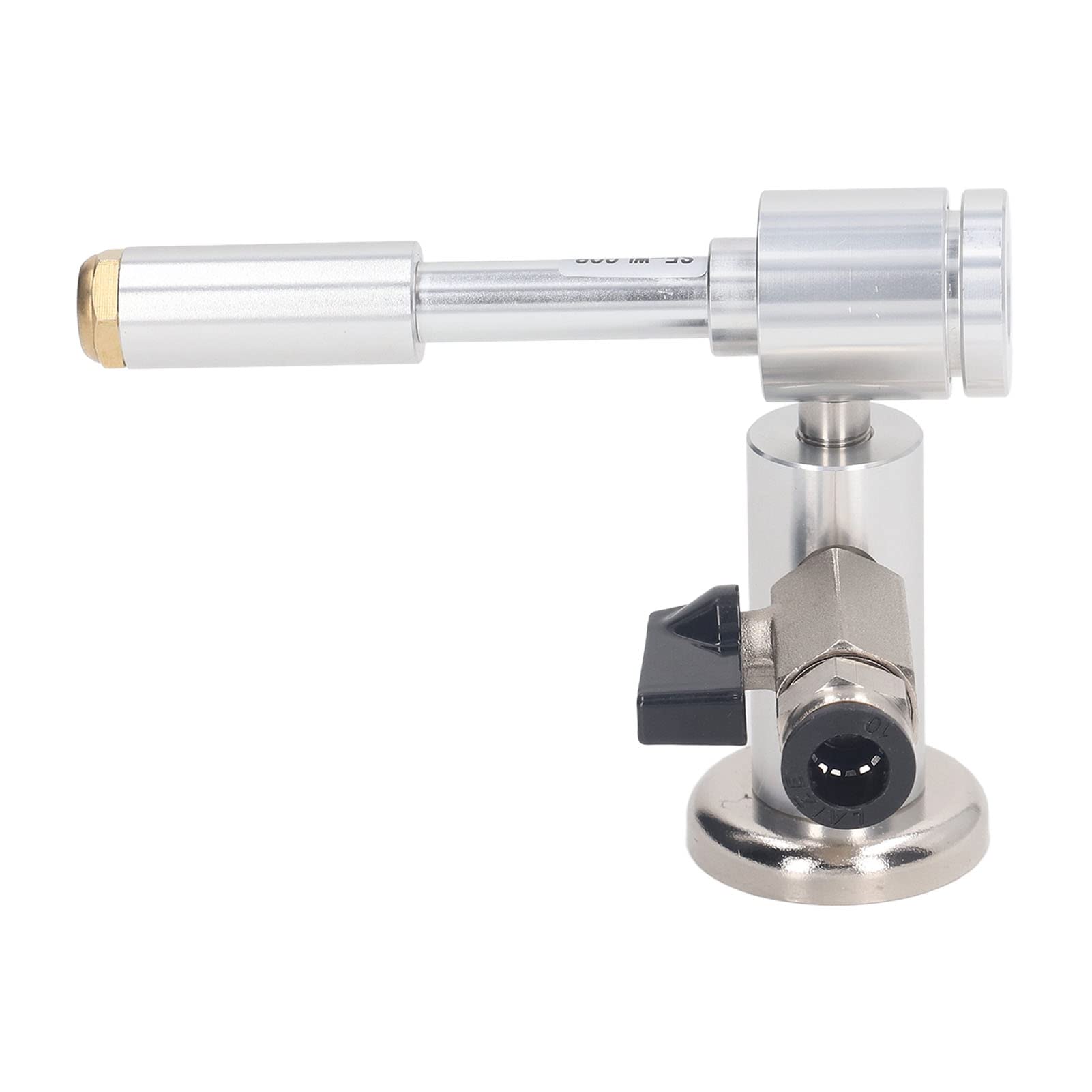 Juego de pistola de enfriamiento de aire frío para procesamiento industrial de metales y madera: incluye tubo flexible de doble extremo, conectores, válvula y base magnética, con