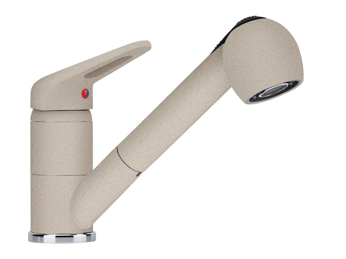 Franke 115.0470.663 Rubinetto ad Alta Pressione con Doccetta Estraibile, Marrone