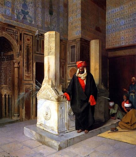 Cuadro de lienzo de Ludwig Deutsch para decorar el dormitorio con arte clásico de 60x90cm
