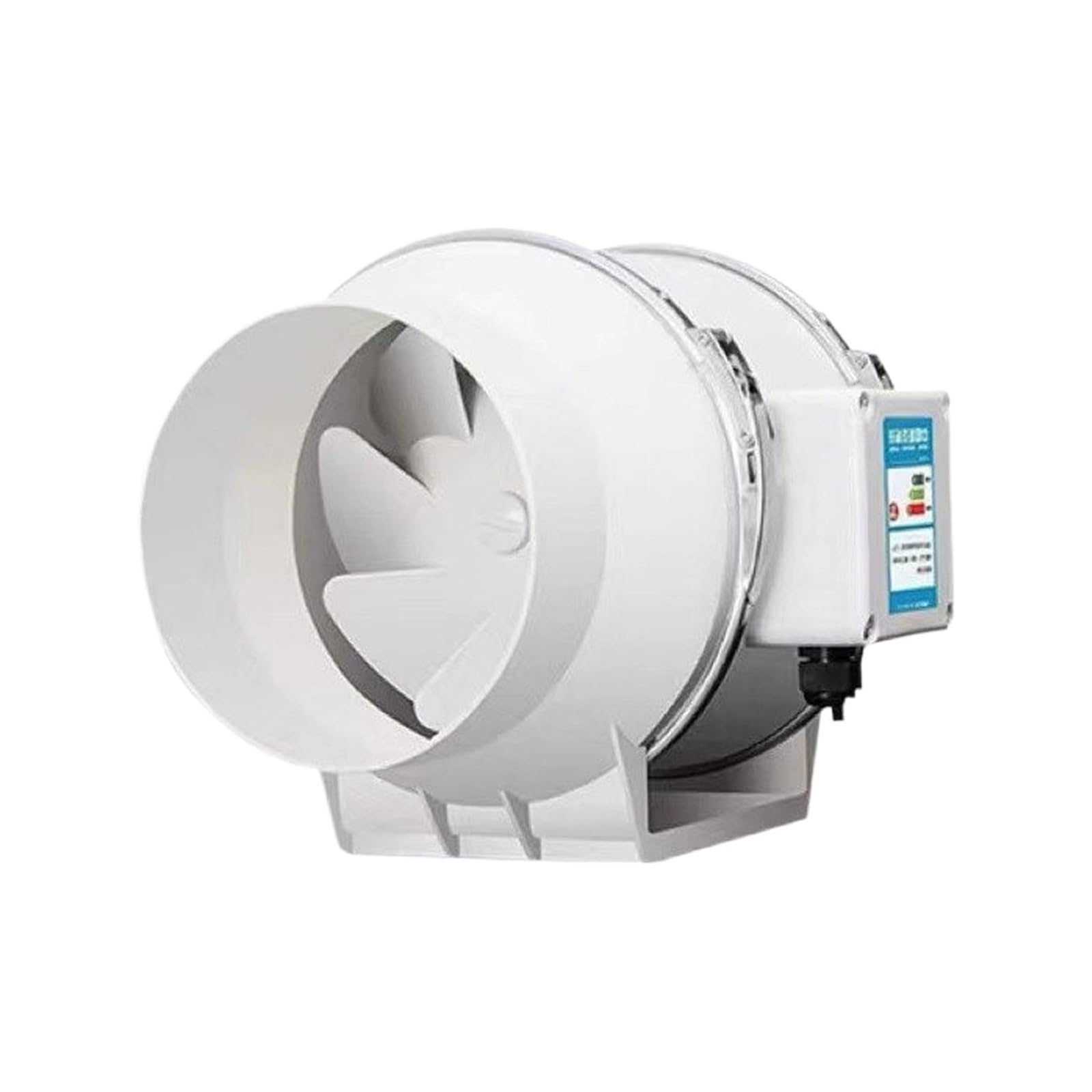 Ventilador de refuerzo de escape con regulación continua de velocidad en conductos de 8"