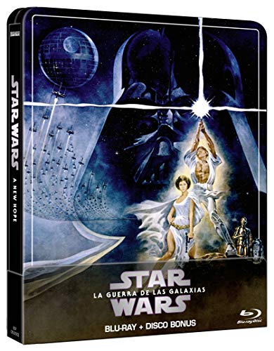 Star Wars Ep IV: Una nueva esperanza (Edici�n remasterizada) - Steelbook 2 discos (Pel�cula + Extras) [Blu-ray]