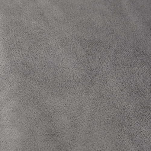 Manta pesada para dormir y relajarse en el sofá con funda de algodón gris 4