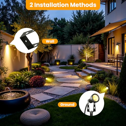 Kawaya 4-in-1 Garden Lights Mains Powered 36V Electric Spot Light 14M Plug in Outdoor Spike Light 3200K Garden Spotlights Low Voltage IP68 Waterproof Spotlight Floor Led Path Lights Fence Landscape 4 Kawaya 4-in-1 Garden Lights Mains Powered 36V Electric Spot Light 14M Plug in Outdoor Spike Light 3200K Garden Spotlights Low Voltage IP68 Waterproof Spotlight Floor Led Path Lights Fence Landscape - Image 4