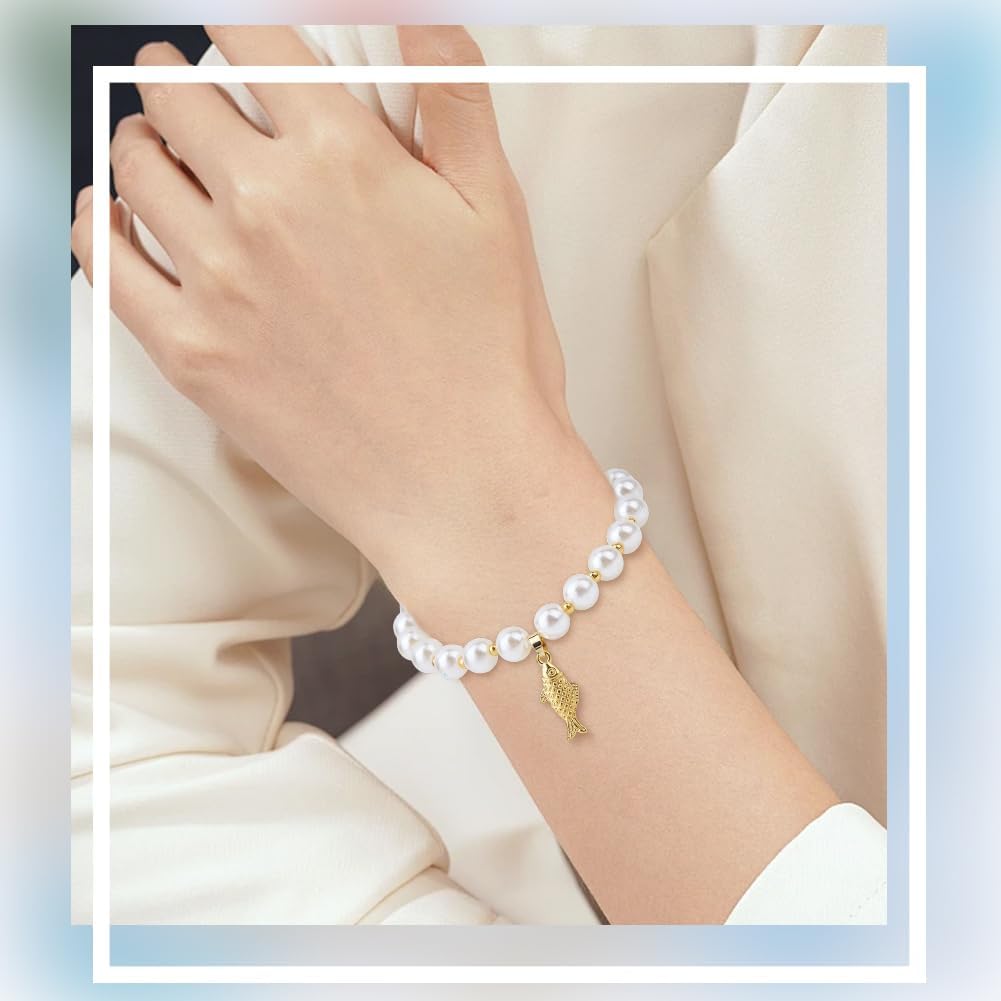 50Pcs Golden Fish Charms Tibetan Style Sea Animal Alloy Pendants Cute Ocean Fish Dangle Charms with Holes for DIY Necklace Bracelet Earring Craft Jewelry Making Keychain 20x9x3mm - Image 5