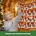 D-FantiX Christmas Advent Calendar 2022, 24 Days Burlap Hanging Advent Calendars Garland Candy Gift Bags Sacks DIY Xmas Countdown Christmas Decorations for Wall Home Office