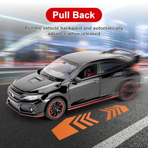 Modelo de Auto Civic Type R a Escala 1:32 con Luces y Sonidos miniatura 4