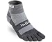 Injinji 2.0 Outdoor Midweight Mini Crew Nuwwol Socks, Charcoal/Black, Medium