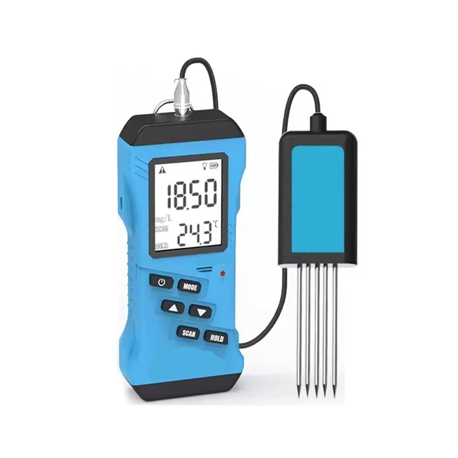 Testeur De Sol 4 En 1 Professionnel - Mesure NPK (Azote, Phosphore, Potassium) Et Température, Écran LCD