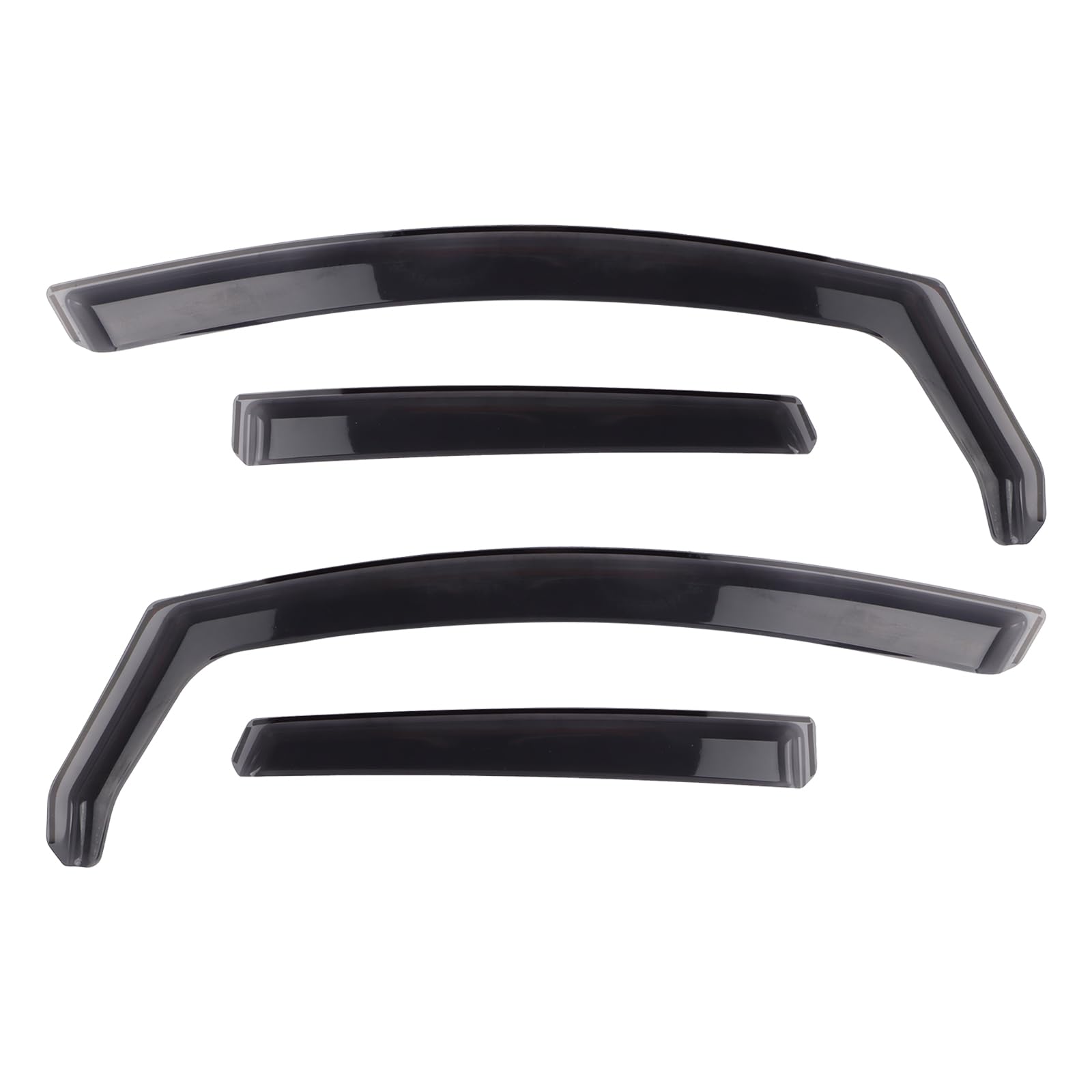 Lot de 4 déflecteurs d'air pour Opel Astra J MK6 2009–2015 5 portes à hayon/berline – Lot de 4 déflecteurs d'air intégrés, protection contre le vent, la pluie et le soleil, installation facile